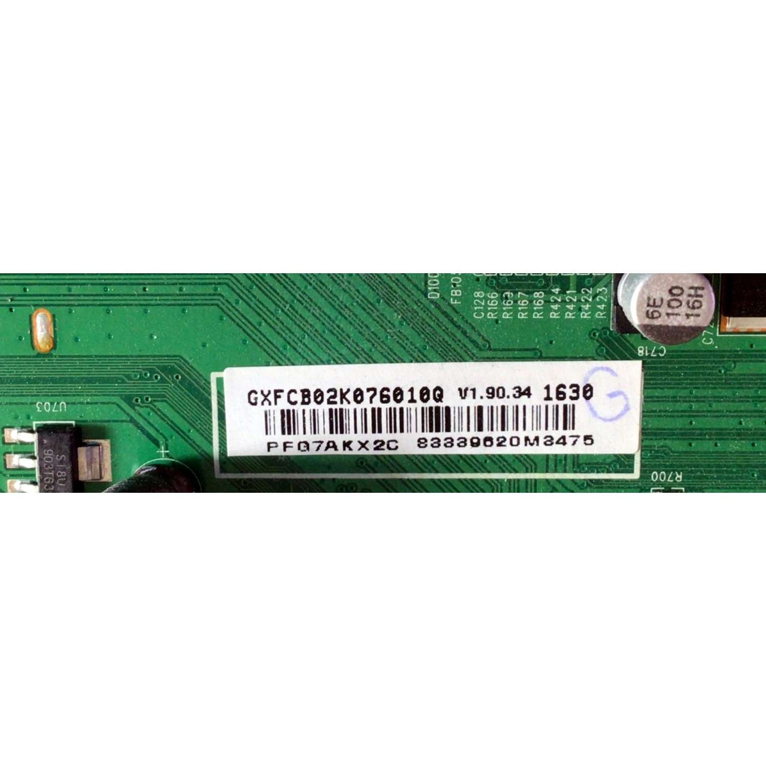 KIT DE TARJETAS PARA TV VIZIO / MAIN GXFCB02K076 / 715G7484-M02-001-004Y / T-CON 5550T15C14 / 55.50T15.C14 / 50T10-C02 / FUENTE ADTVF2420XDA / 715G6973-P01-000-002M / PANEL TPT500J1-HVN08.A REV:S800A / DISPLAY T500HVN08.8 / MODELO D50-D1 LTCWTQCS - Imagen 2